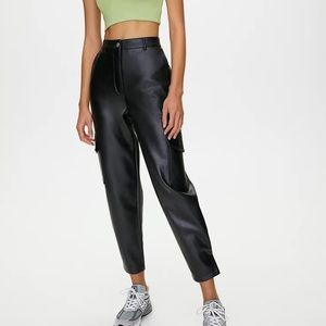 Wilfred Leather Modern Cargo Pants